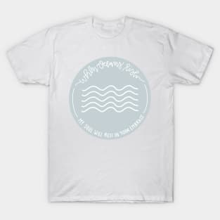 oceans lyrics by hillsong united T-Shirt